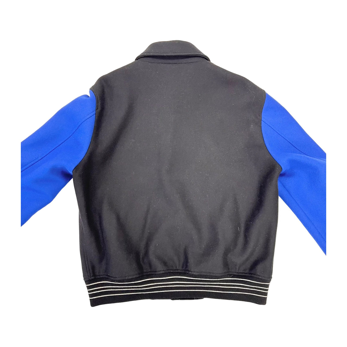 Amiri Bones Varsity Jacket 'Black/Blue' (Pre-Owned)