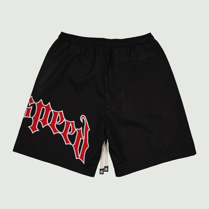 Godspeed OG Logo Nylon Shorts 'Bred'