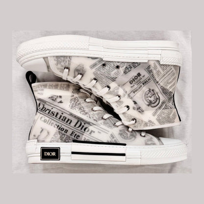Dior B23 High Top Daniel Arsham Newspaper (Pre-Owned)