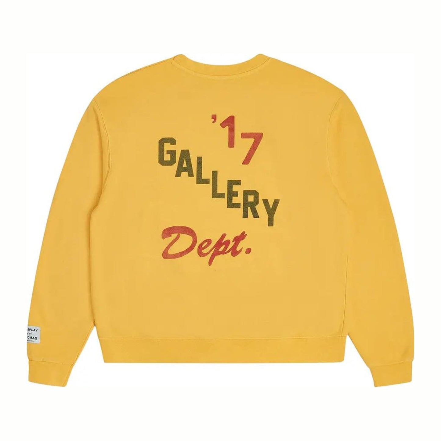 Gallery Dept. Boxing Merch Sweatshirt 'Gold Yellow'