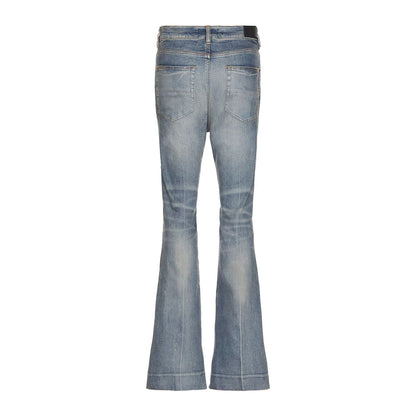 Amiri Stack Kick Flare Leg Clay Indigo Jeans