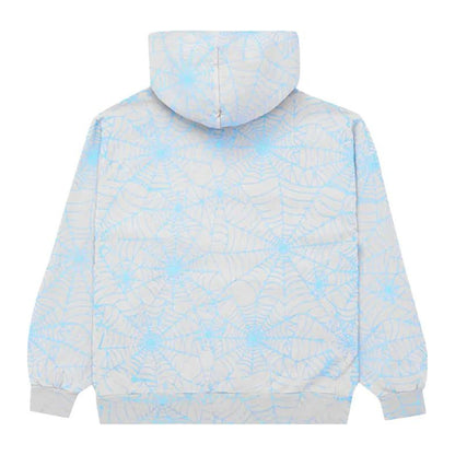 Sp5der AOP Web Hoodie 'Heather Grey'