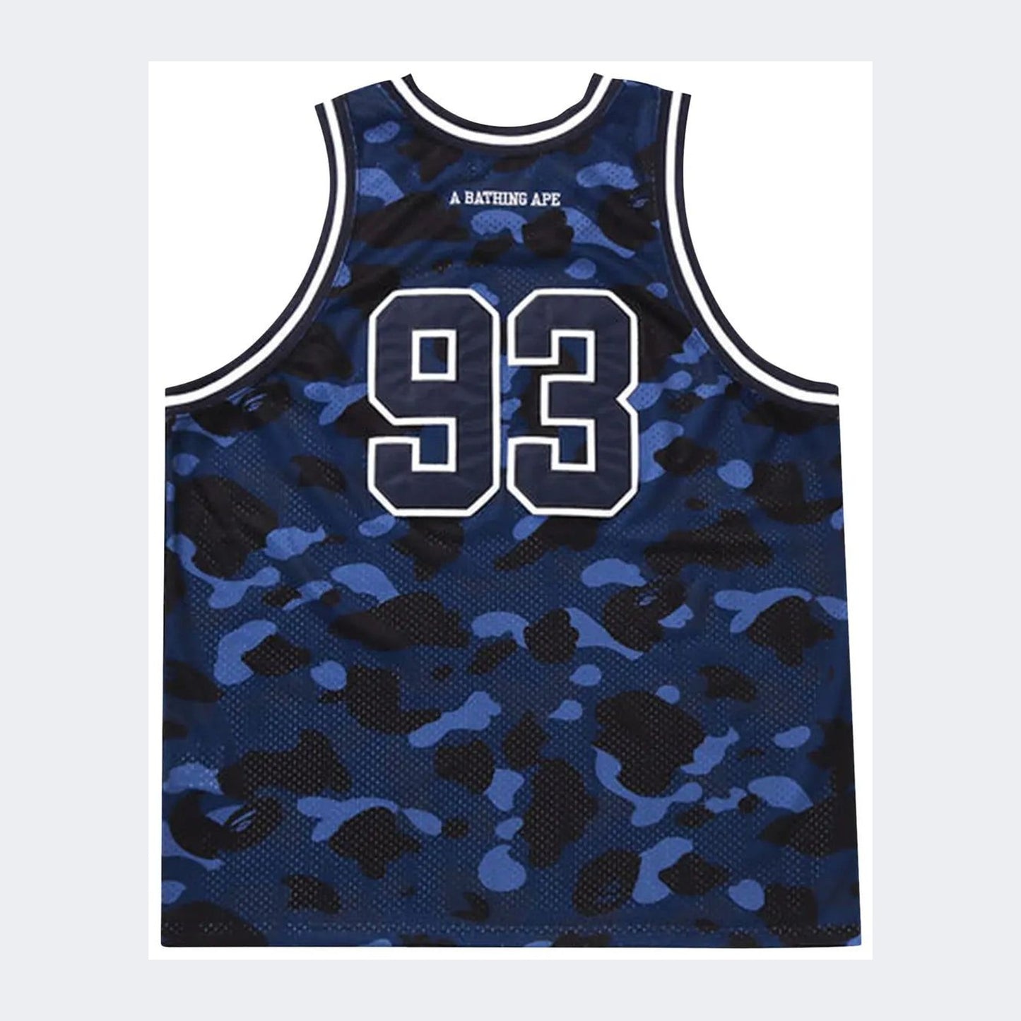 BAPE Color Camo Basketball Tank Top 'Navy'