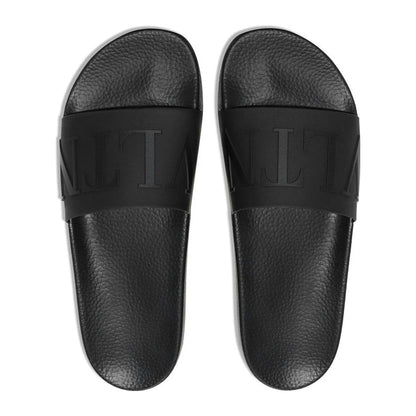 Valentino VLTN Sandalia de goma negra
