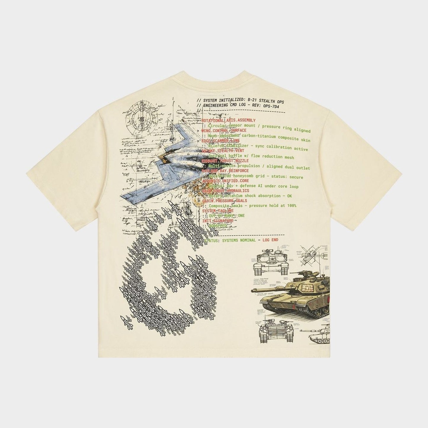 Godspeed Art Of War T-shirt (Bone)