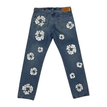 Denim Tears x Levi's Cotton Wreath Jean 'Light Wash' (Pre-Owned)