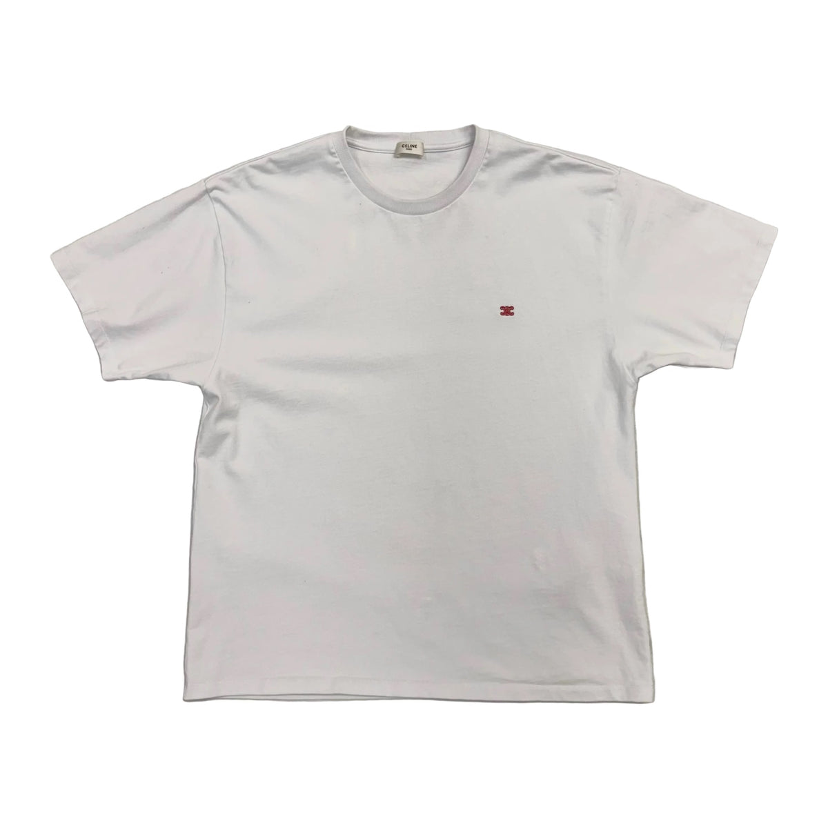 Celine T-Shirt 'White' (Pre-Owned)