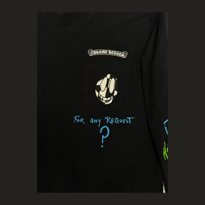 Chrome Hearts x Matty Boy Sex Records Link Long Sleeve T-shirt 'Black' (Pre-Owned)