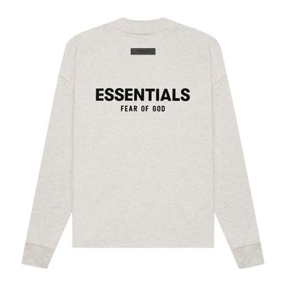 Fear of God Essentials Long-Sleeve Tee 'Light Oatmeal'
