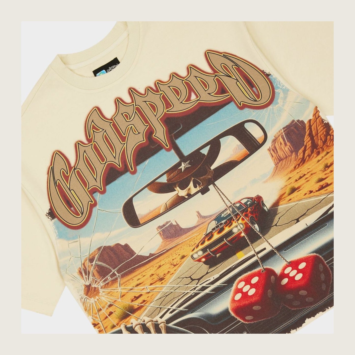 Godspeed ON THE RUN II T-Shirt 'Bone'