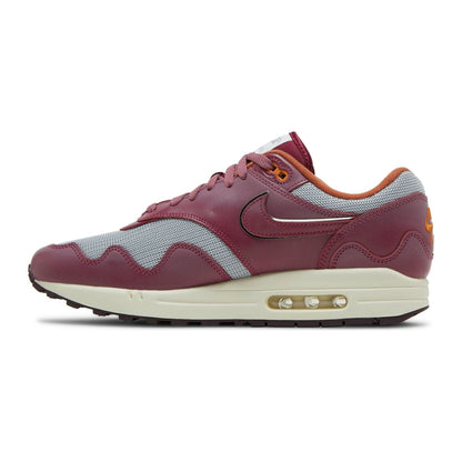 Nike Air Max 1Patta Waves Rush Maroon (with Bracelet)