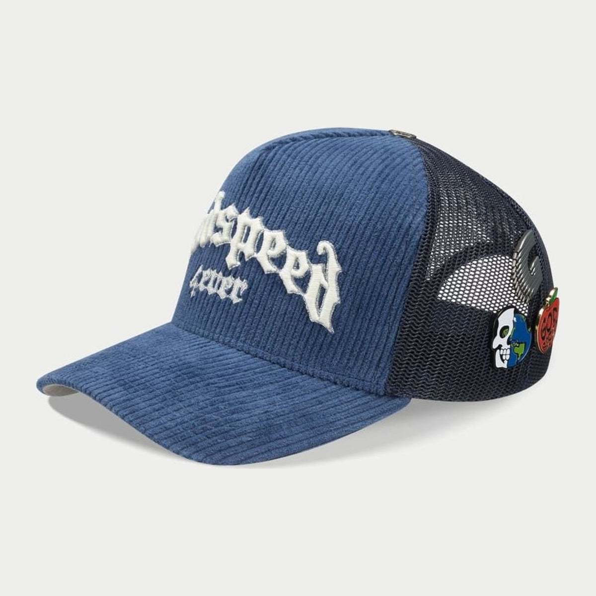 Godspeed Forever Trucker Hat Saphire Corduroy (Blue)