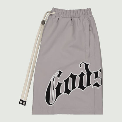 Godspeed OG Logo Nylon Shorts 'Grey'