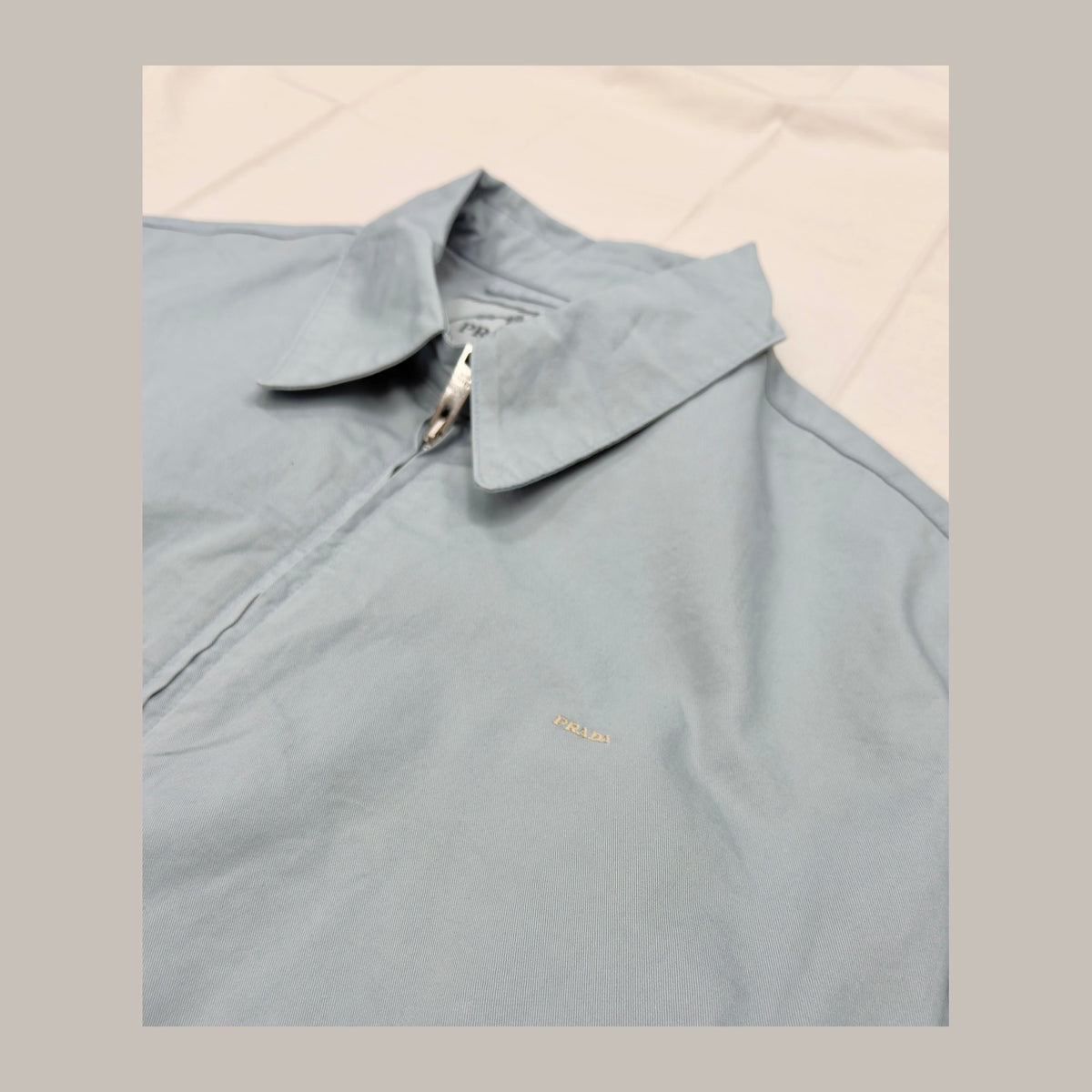 Prada Old Gabardine Blouson Jacket (Pre-Owned)