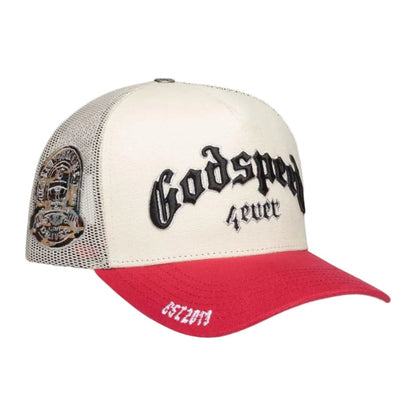 Godspeed Forever Trucker Hat 'White/Red'
