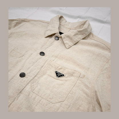 Prada Linen Vest (Pre-Owned)