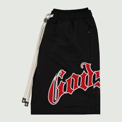 Godspeed OG Logo Nylon Shorts 'Bred'