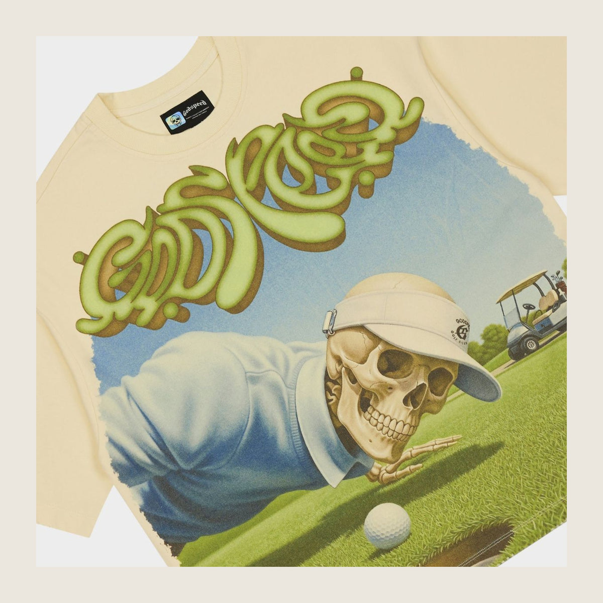 Godspeed Green Reaper T-Shirt 'Bone'