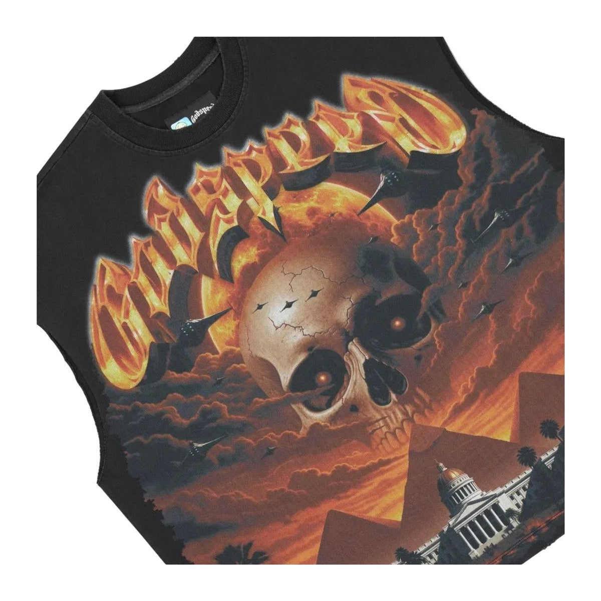Godspeed Echoes Empire Sleeveless T-Shirt 'Black Wash'