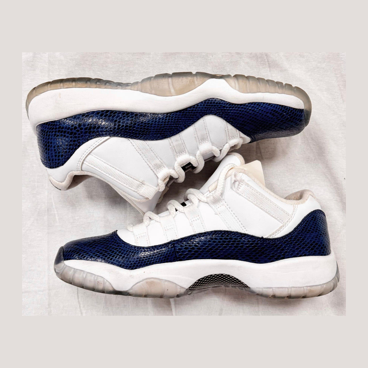 Jordan 11 Retro Low Snake Navy (2019) (GS) (Pre-Owned)