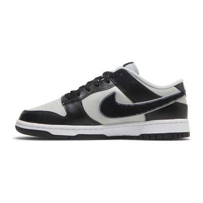 Nike Dunk Low Chenille Swoosh Negro Gris