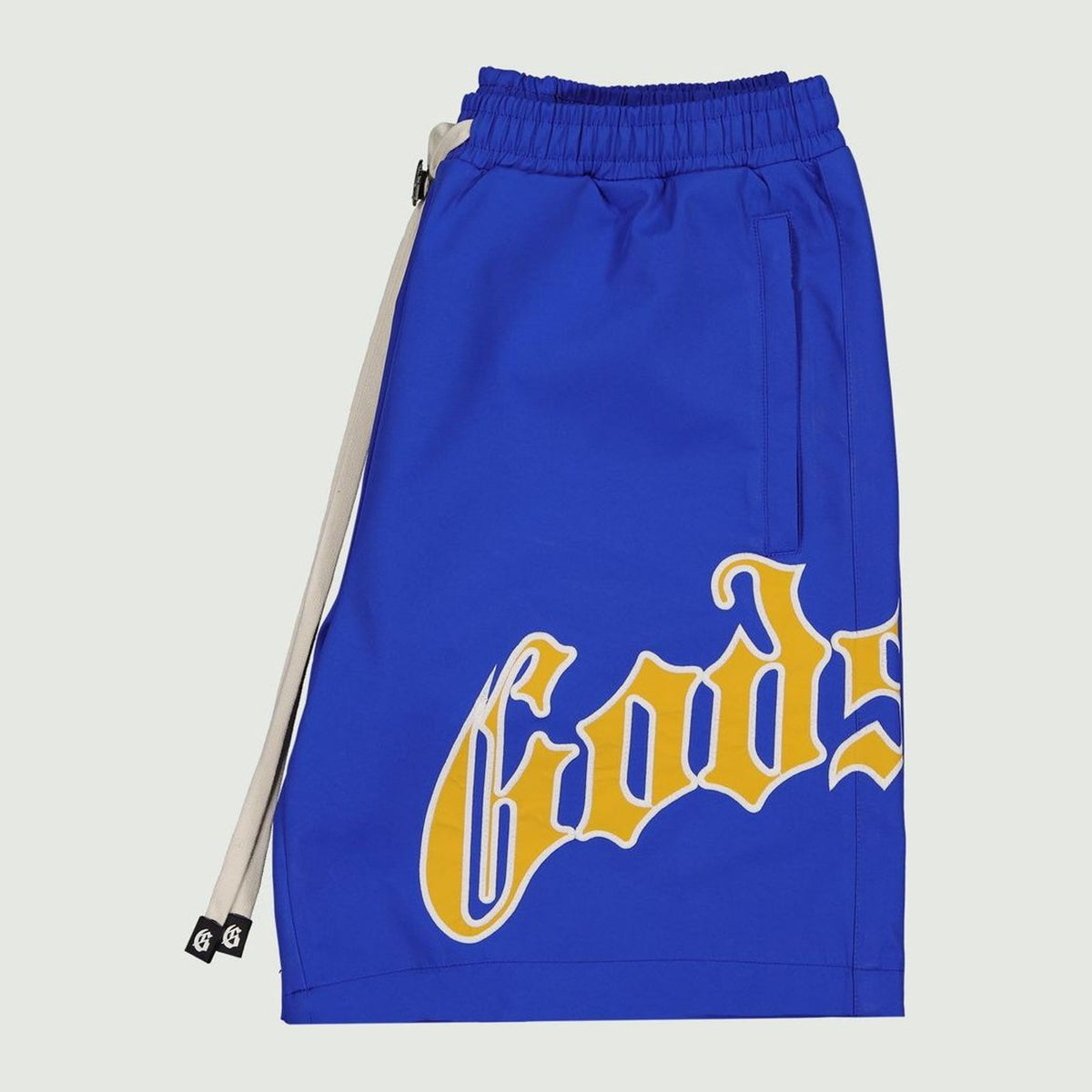 Godspeed OG Logo Nylon Shorts 'Blue Yellow'