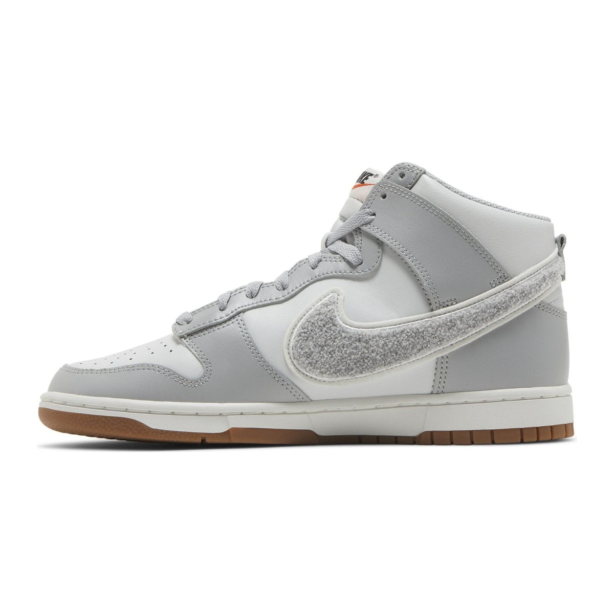 Nike Dunk High University Chenille Swoosh Light Smoke Grey