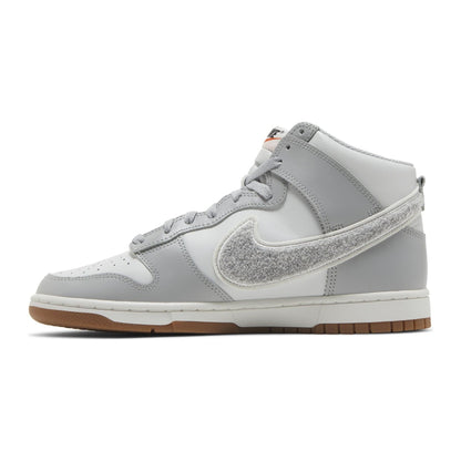 Nike Dunk High University Chenille Swoosh Light Smoke Grey