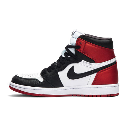 Jordan 1 Retro High Satin Black Toe (Women's)