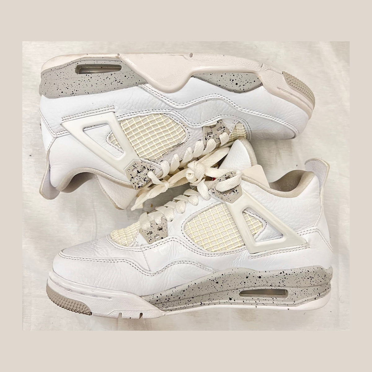 Jordan 4 Retro White Oreo (2021) (GS) (Pre-Owned)