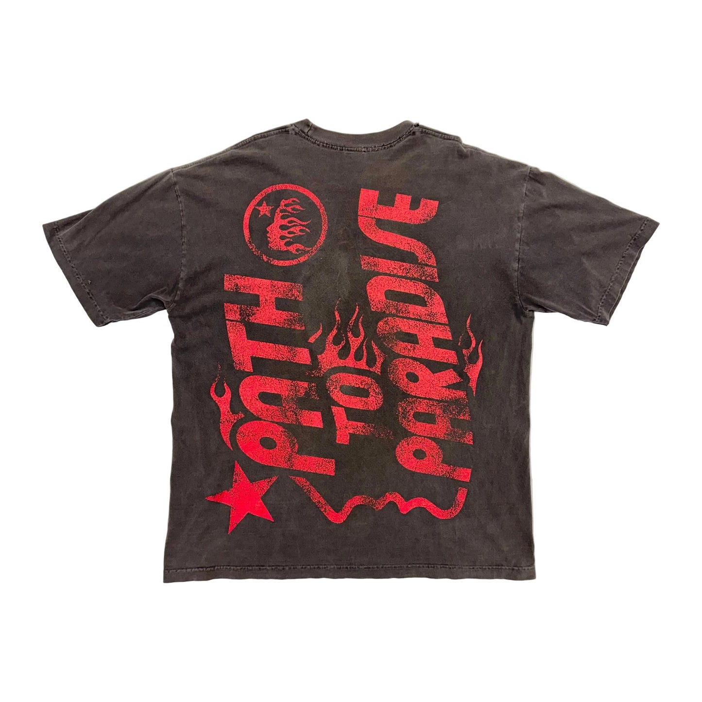 Hellstar Studios Jesus Emblem T-shirt 'Grey' (Pre-Owned)