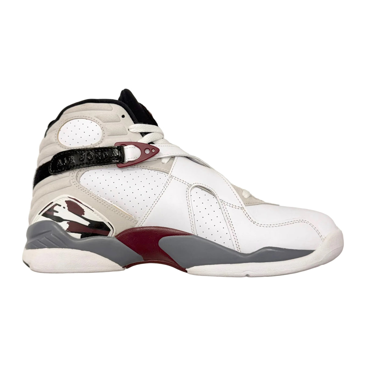 Jordan 8 Retro White Burgundy (Women's) (Pre-owned)