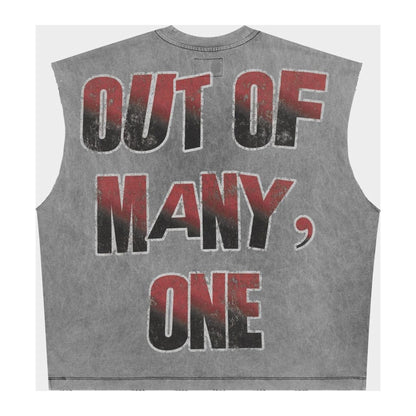 Godspeed Fate’s Doorstep Sleeveless T-shirt 'Grey Wash'