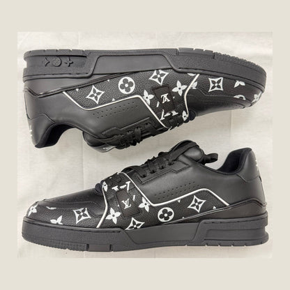 Louis Vuitton LV Trainer 'Black White Monogram' (Pre-Owned)