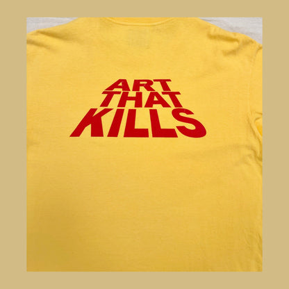 Gallery Dept. Art That Kills Stack Logo T-Shirt 'Yellow' (Pre-Owned)