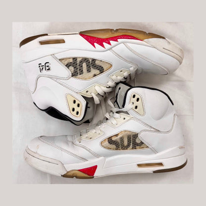 Jordan 5 Retro Supreme White (Pre-Owned)