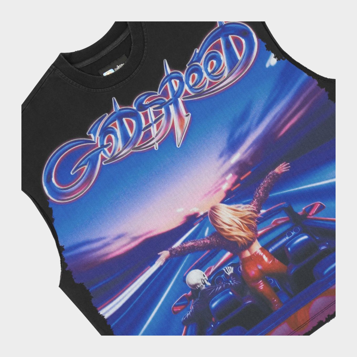 Godspeed FUN Sleeveless T-shirt 'Black Wash'
