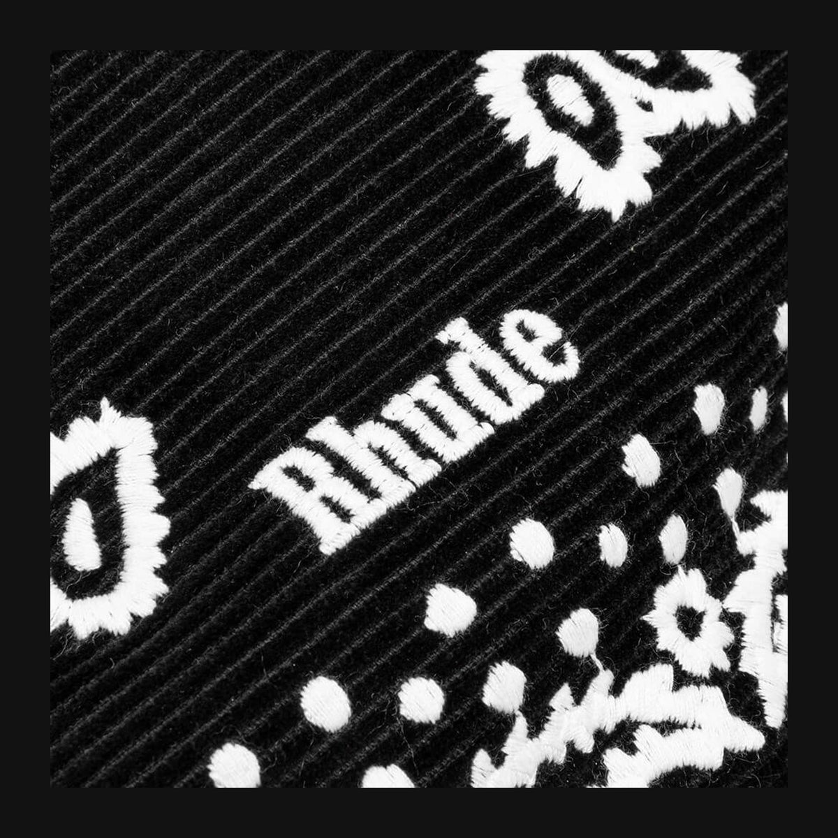 Rhude Bandana Bomber Jacket 'Black/White'