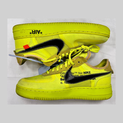 Nike Air Force 1 Low Off-White Volt (Pre-Owned)