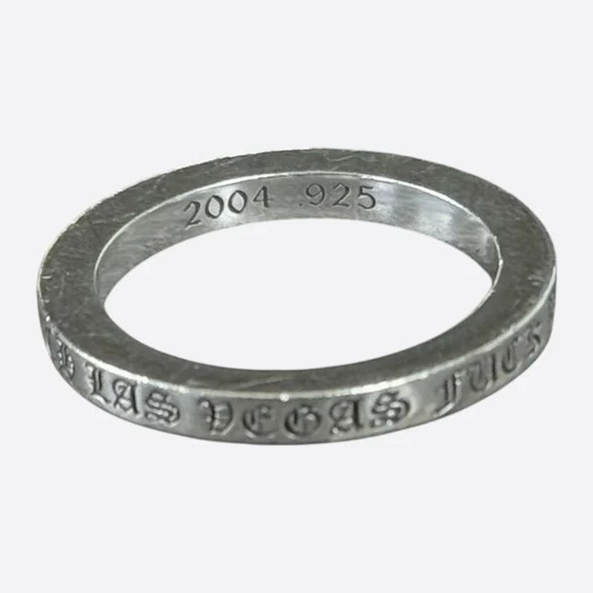 Chrome Hearts Silver Las Vegas Spacer Ring