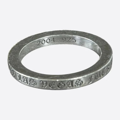 Chrome Hearts Silver Las Vegas Spacer Ring