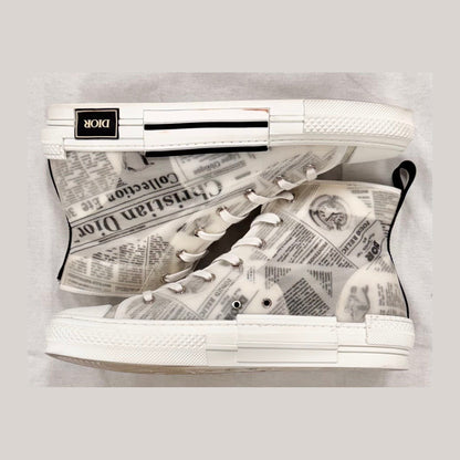 Dior B23 High Top Daniel Arsham Newspaper (Pre-Owned)