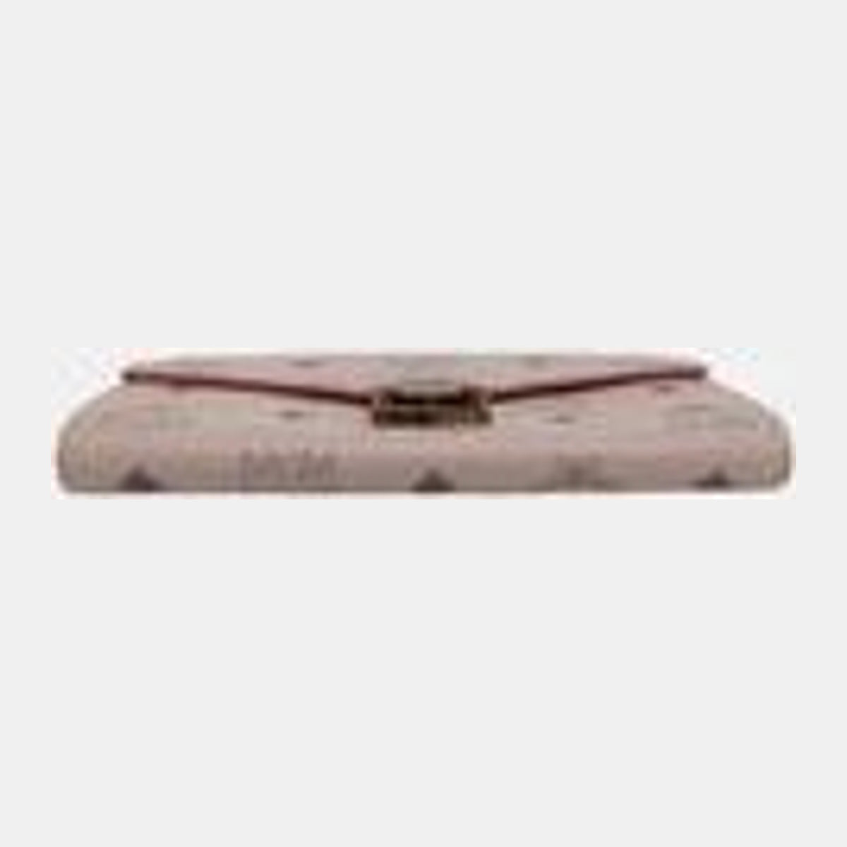 MCM Patrisia Visetos Monogram Print Faux Leather Envelope