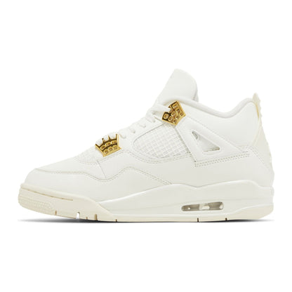 Jordan 4 Retro Metallic Gold (Mujer)