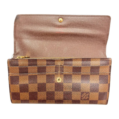Louis Vuitton Damier Ebene Sarah Wallet (Pre-owned)