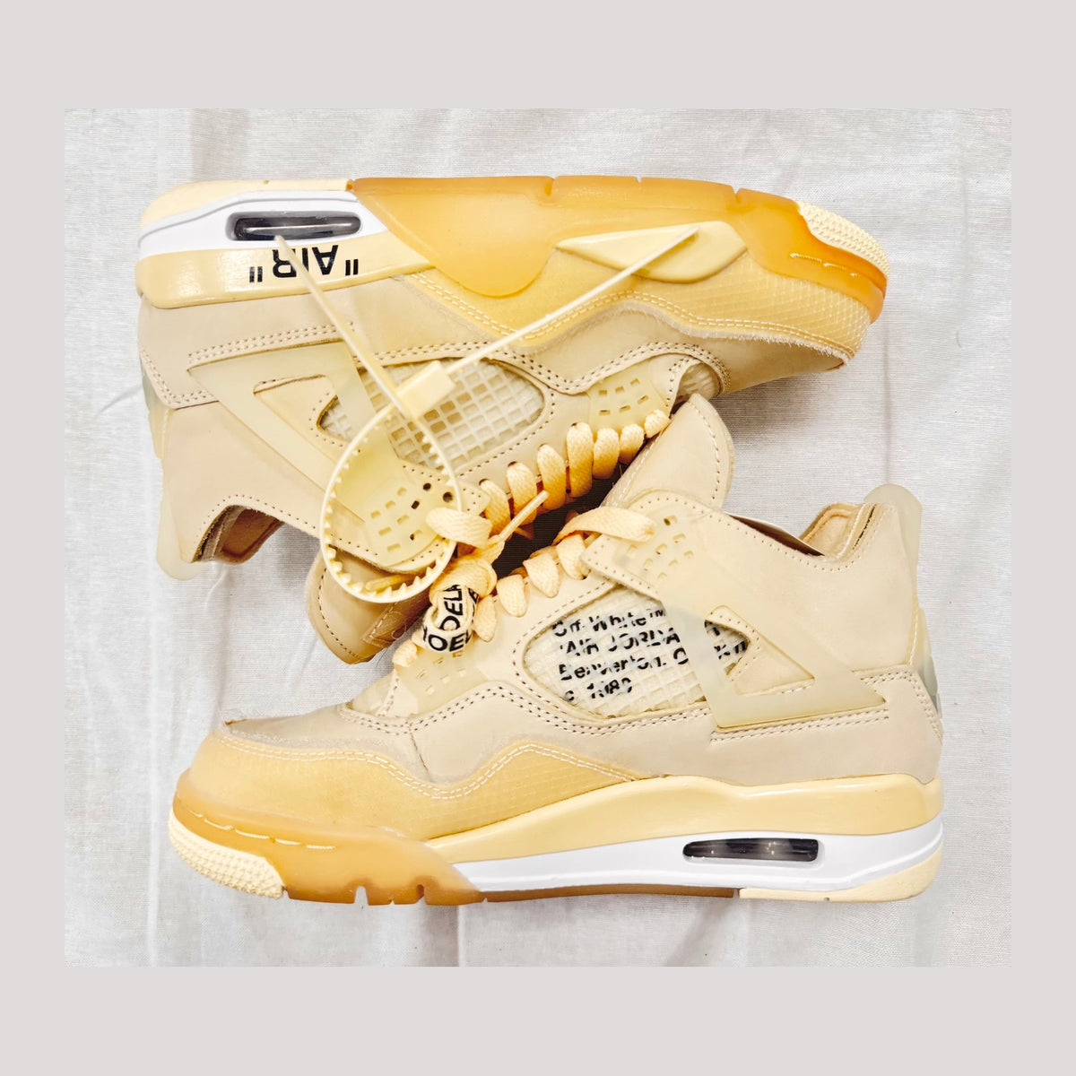 Jordan 4 Retro Off-White Sail (Women's) (Pre-Owned)