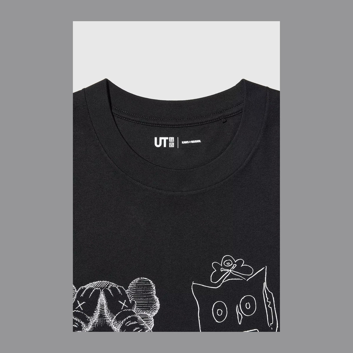 KAWS x Uniqlo Warhol UT Graphic T-Shirt 'Black'