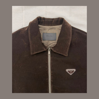 Prada Velvet Bomber Jacket (Pre-Owned)