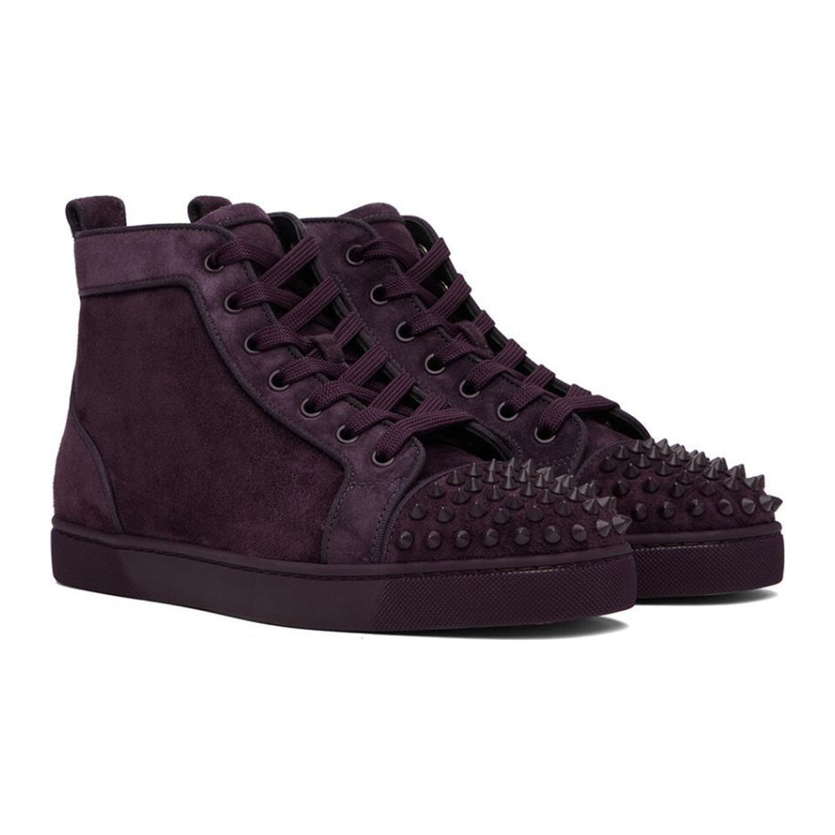 Christian Louboutin Purple Lou Spikes