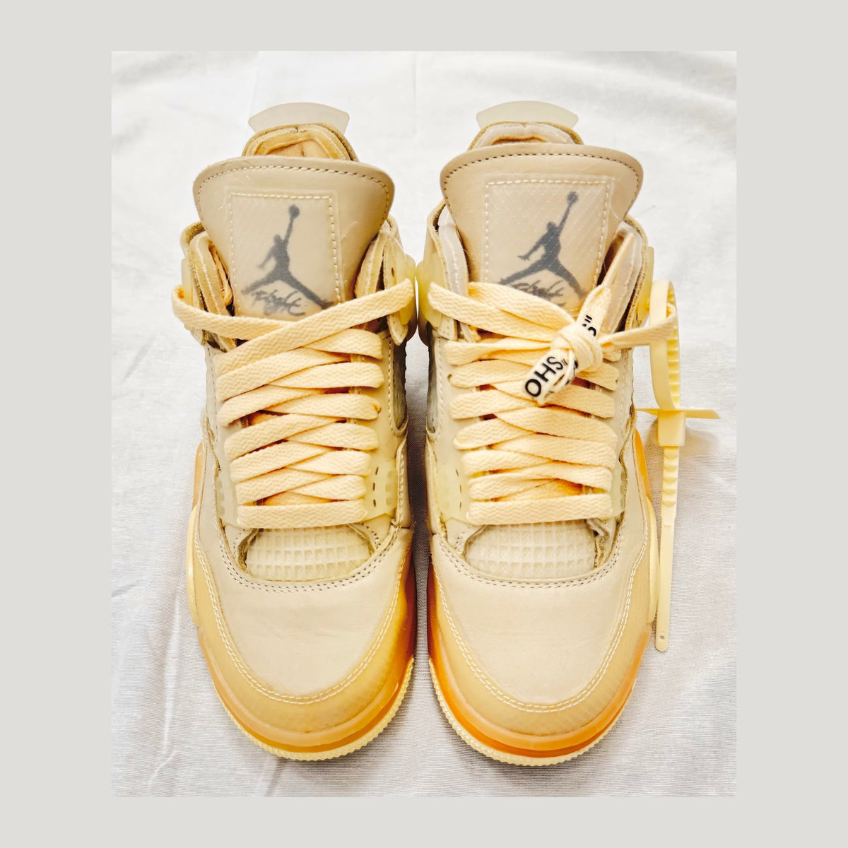 Jordan 4 Retro Off-White Sail (Women's) (Pre-Owned)